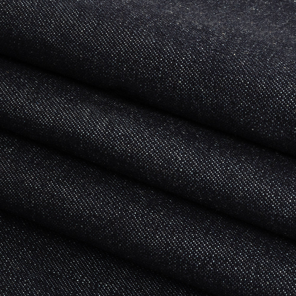Anthracite Cotton Denim Twill Folded Anthracite Cotton Denim Twill Folded