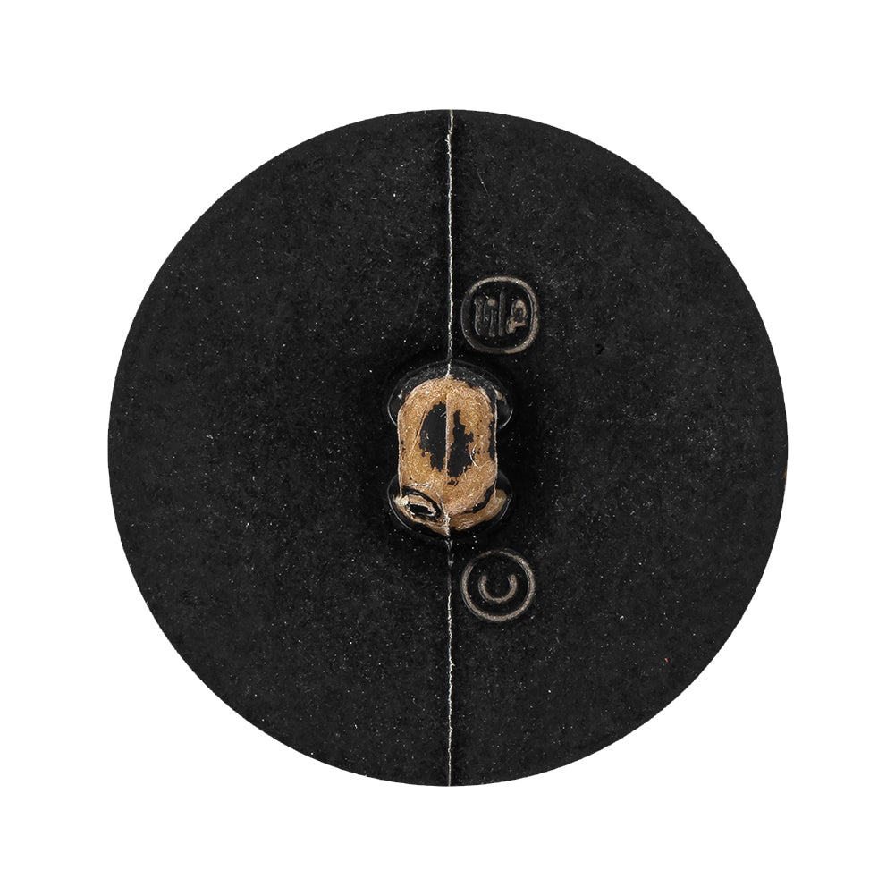 Italian Chocolate Plum and Canteen Weathered Faux Leather Shank Back Button - 48L/30.5mm Detail Italian Chocolate Plum and Canteen Weathered Faux Leather Shank Back Button - 48L/30.5mm Detail