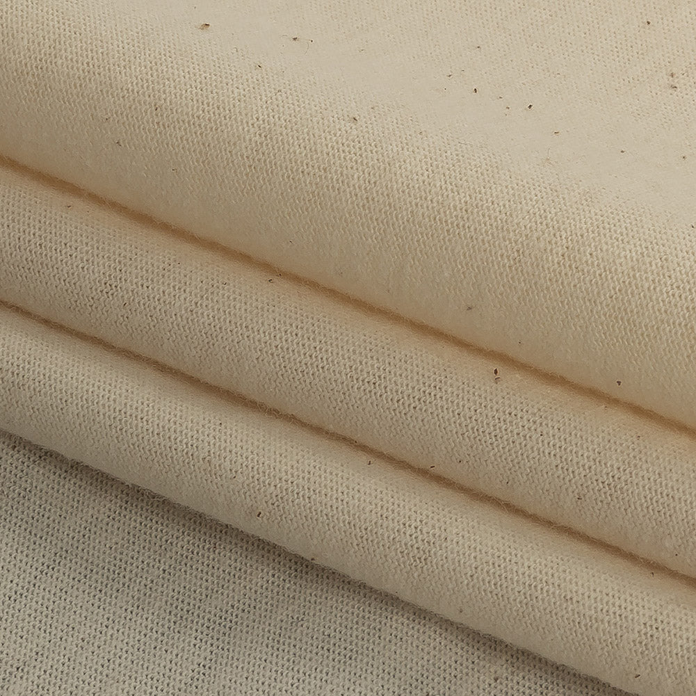 Natural Speckled Blended Cotton Jersey Folded Natural Speckled Blended Cotton Jersey Folded