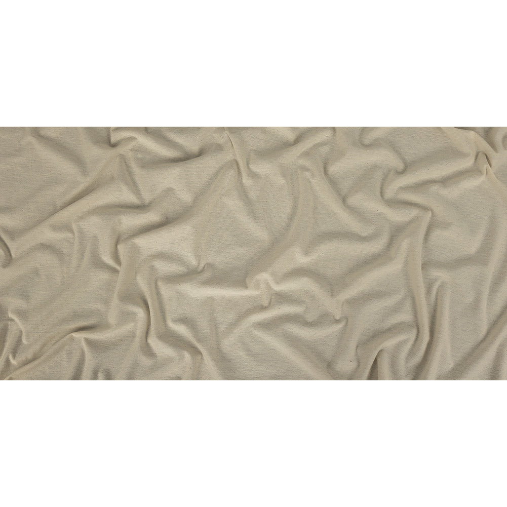 Natural Speckled Blended Cotton Jersey Full Natural Speckled Blended Cotton Jersey Full