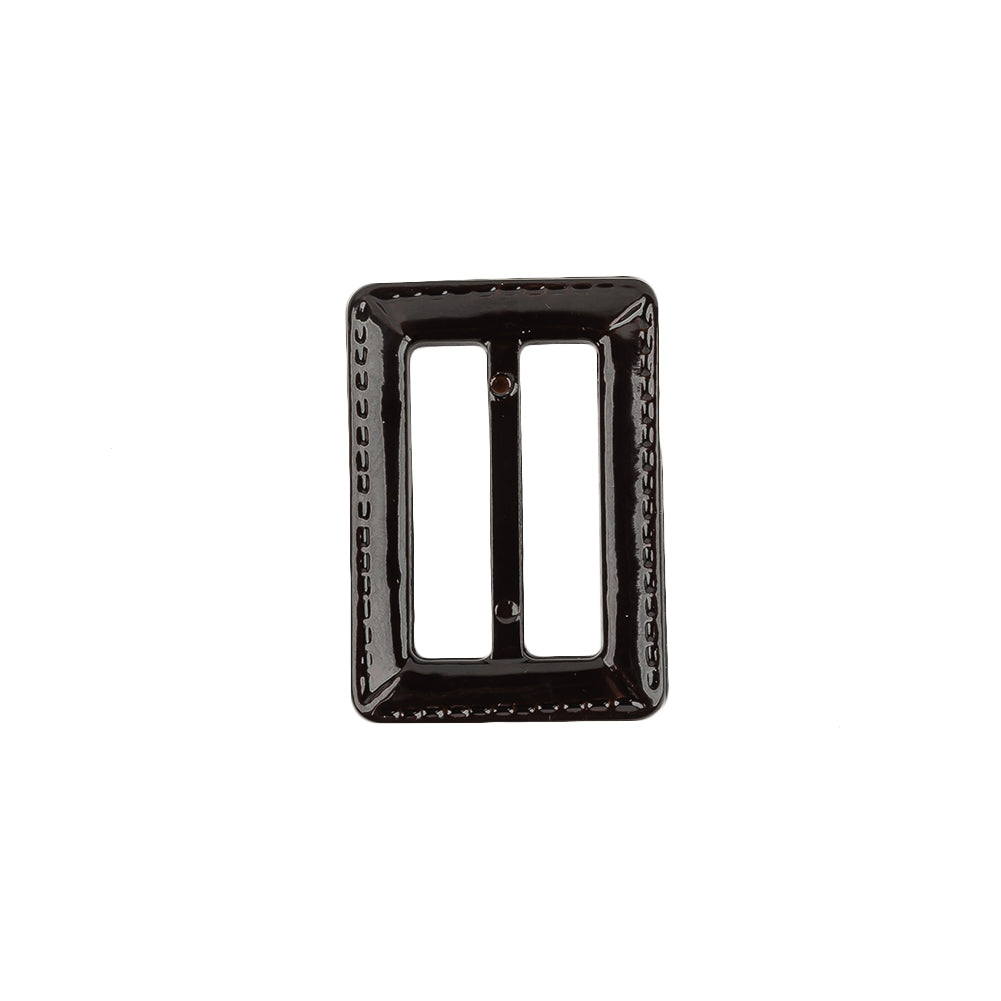 Italian Java Faux Leather Slider - 1.375" L x 1" W Detail Italian Java Faux Leather Slider - 1.375" L x 1" W Detail