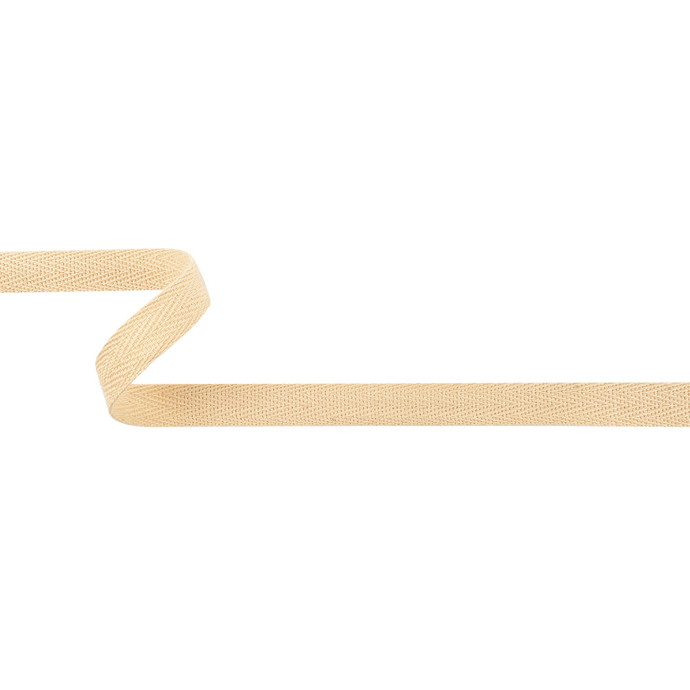 Chamomile Cotton Twill Tape - 0.5" Chamomile Cotton Twill Tape - 0.5"