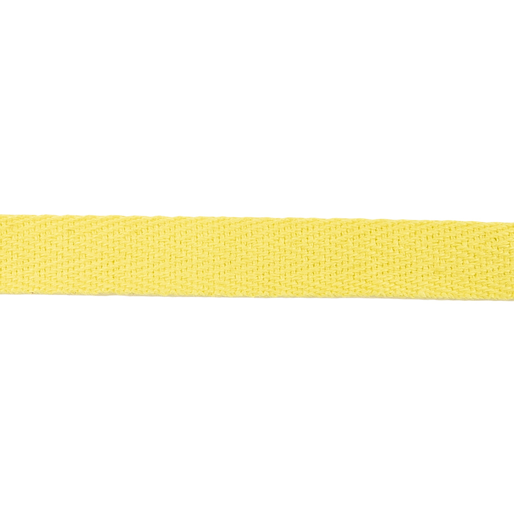 Lemon Verbena Cotton Twill Tape - 0.5" Detail Lemon Verbena Cotton Twill Tape - 0.5" Detail