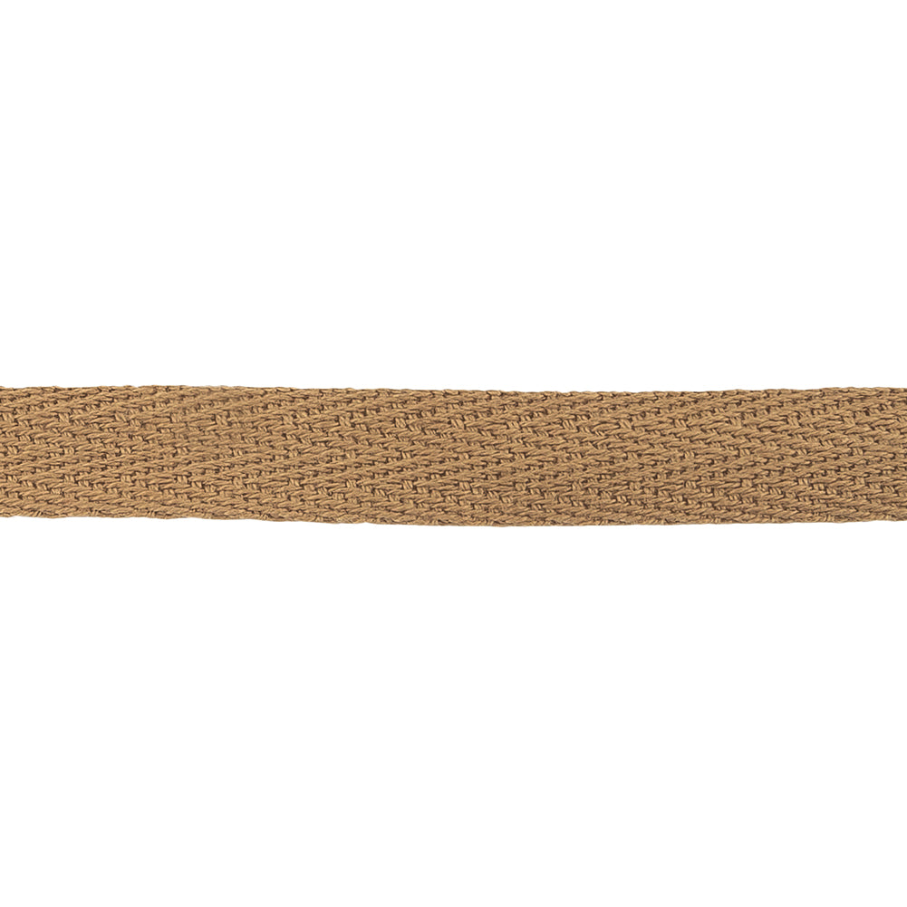 Antique Bronze Cotton Twill Tape - 0.5" Detail Antique Bronze Cotton Twill Tape - 0.5" Detail
