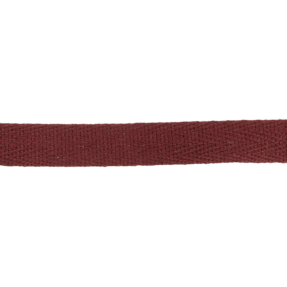 Tibetan Red Cotton Twill Tape - 0.5" Detail Tibetan Red Cotton Twill Tape - 0.5" Detail