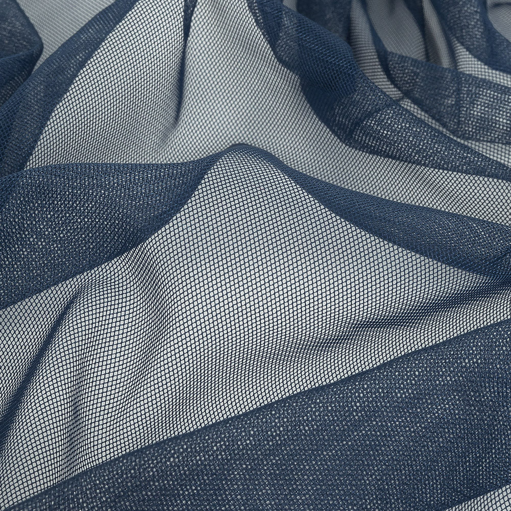 Navy Polyester Stretch Mesh Detail Navy Polyester Stretch Mesh Detail