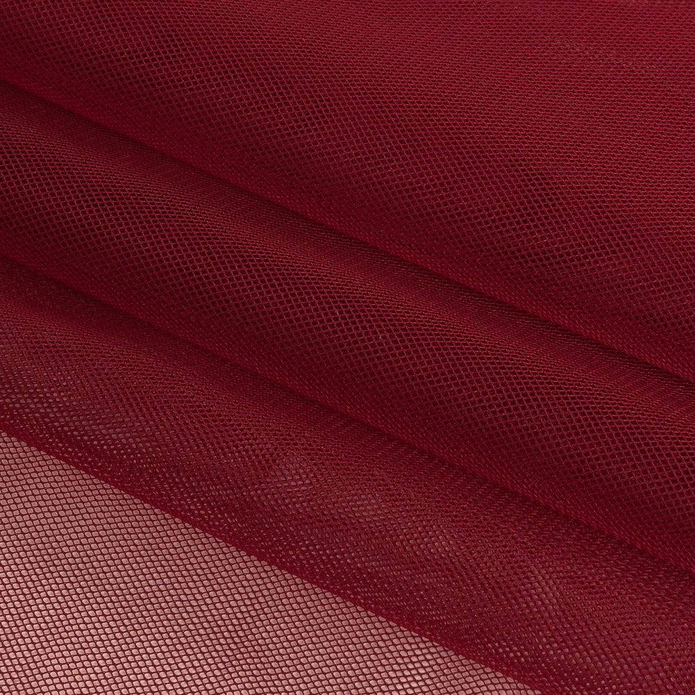 Sun Dried Tomato Polyester Stretch Mesh Folded Sun Dried Tomato Polyester Stretch Mesh Folded