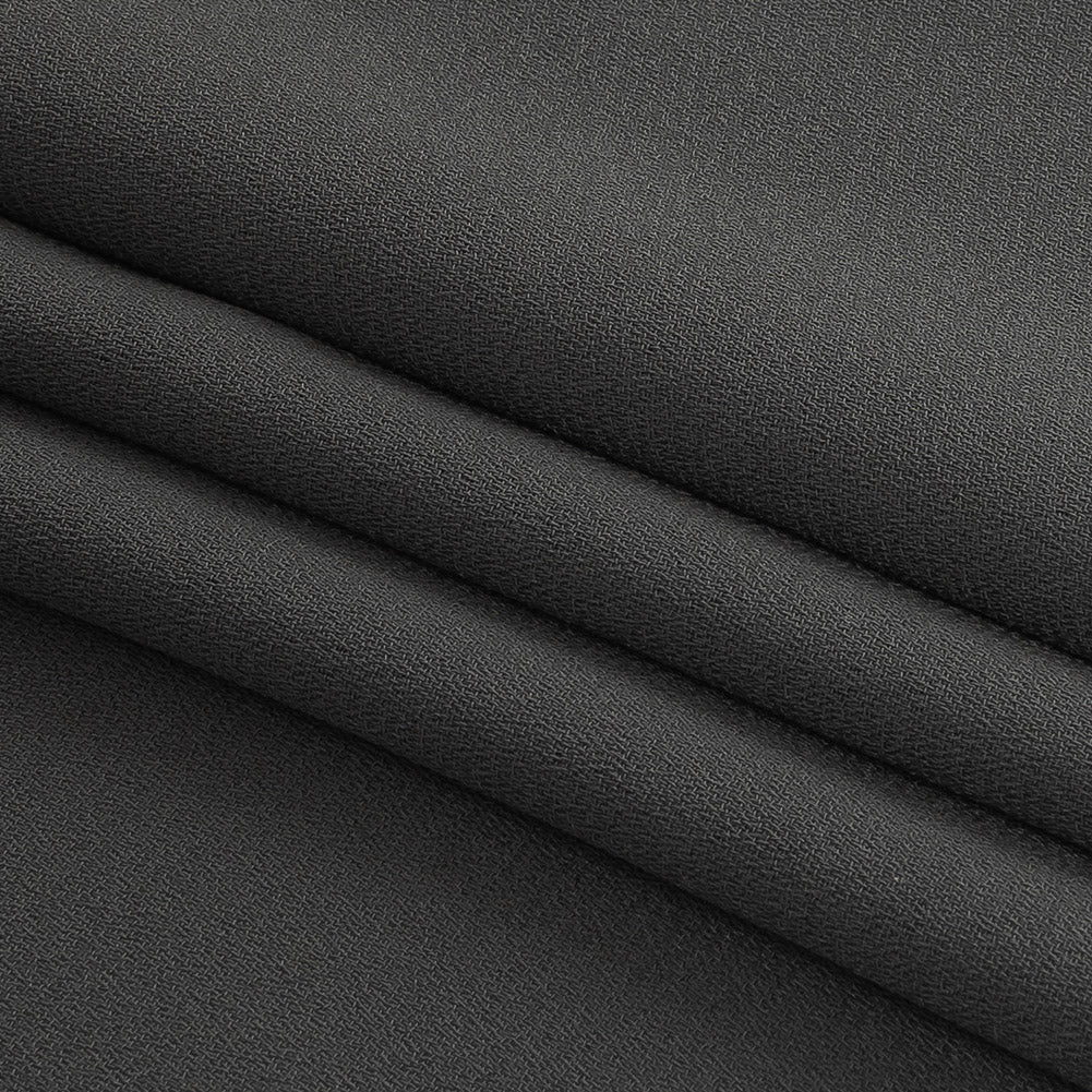 Charcoal Polyester Georgette Folded Charcoal Polyester Georgette Folded