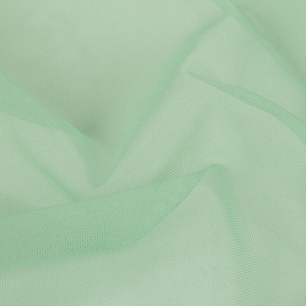 Mist Green Polyester Stretch Mesh Detail Mist Green Polyester Stretch Mesh Detail