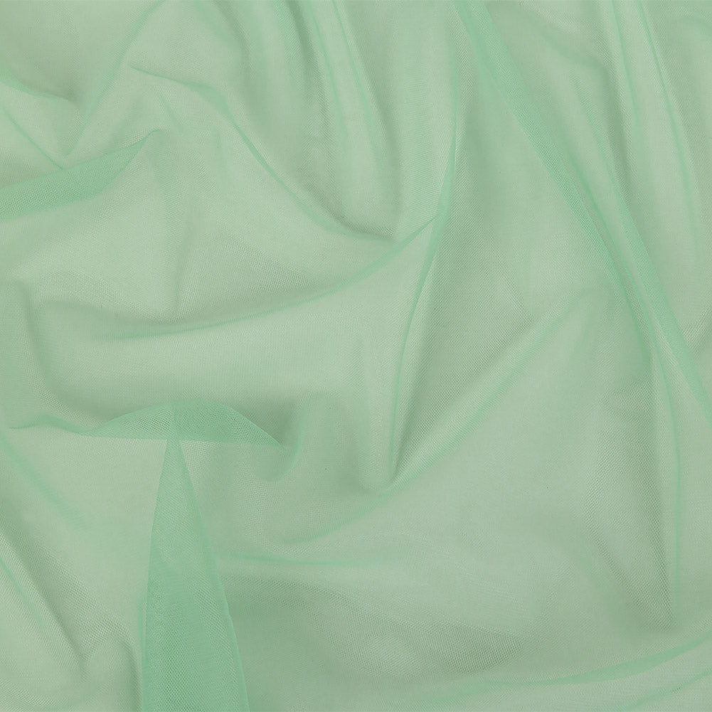 Mist Green Polyester Stretch Mesh Mist Green Polyester Stretch Mesh