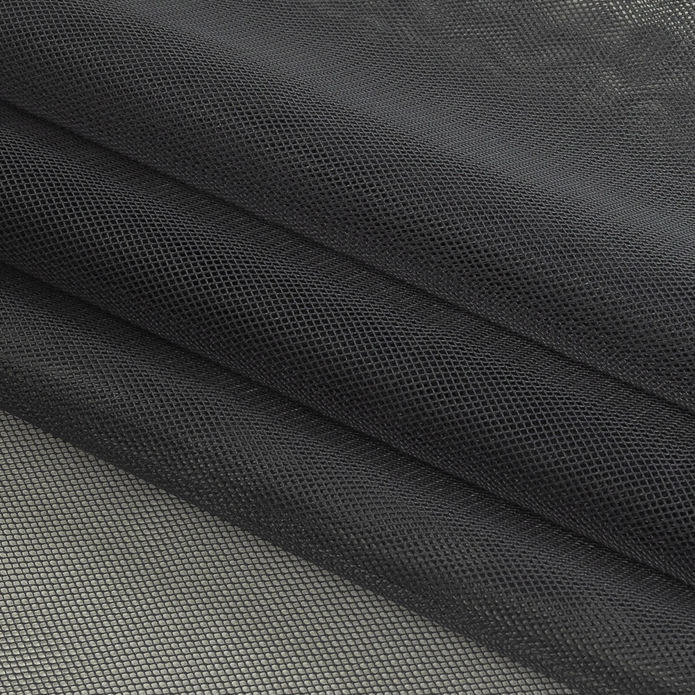 Slate Polyester Stretch Mesh Folded Slate Polyester Stretch Mesh Folded
