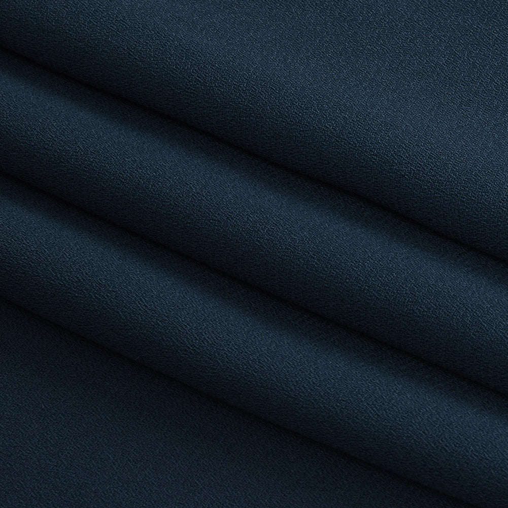 Spellbound Blue Polyester Georgette Folded