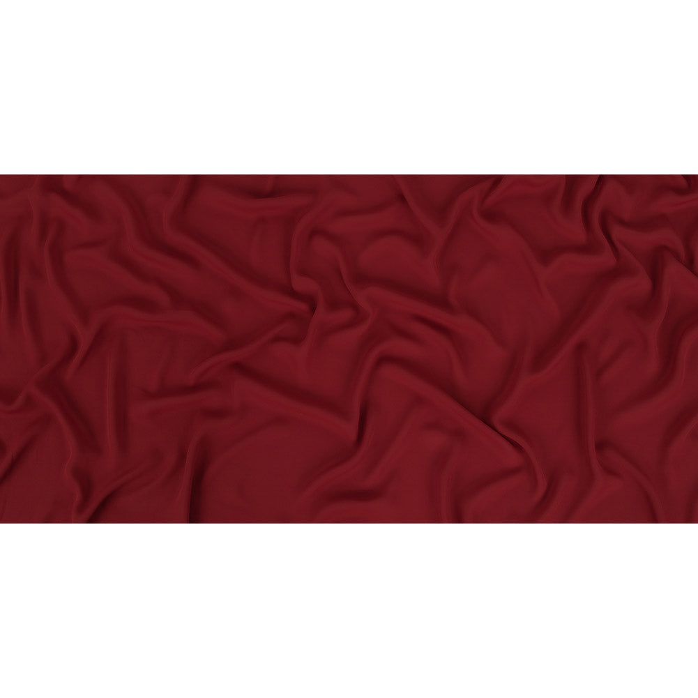 Rhythmic Red Polyester Georgette Full Rhythmic Red Polyester Georgette Full