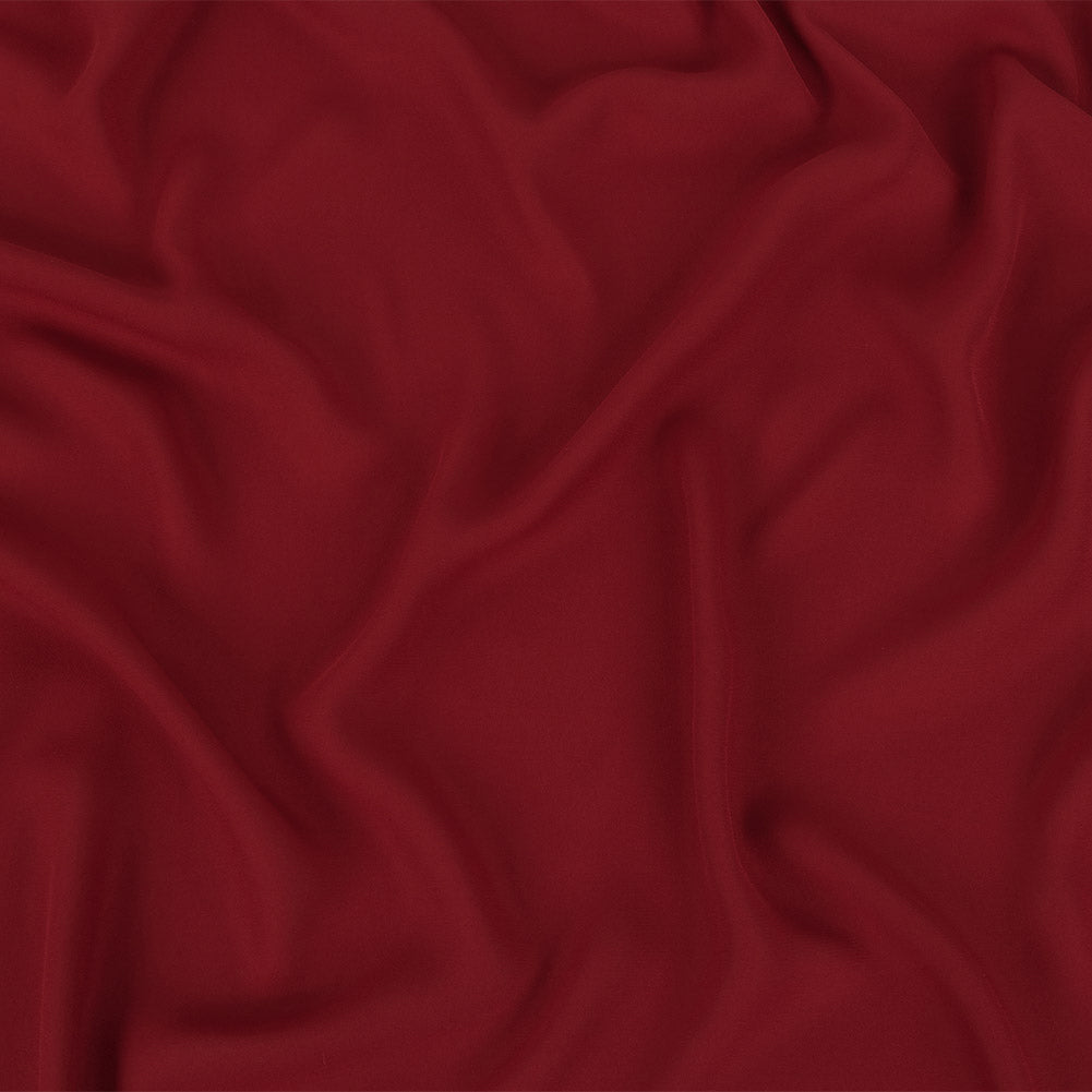 Rhythmic Red Polyester Georgette Rhythmic Red Polyester Georgette