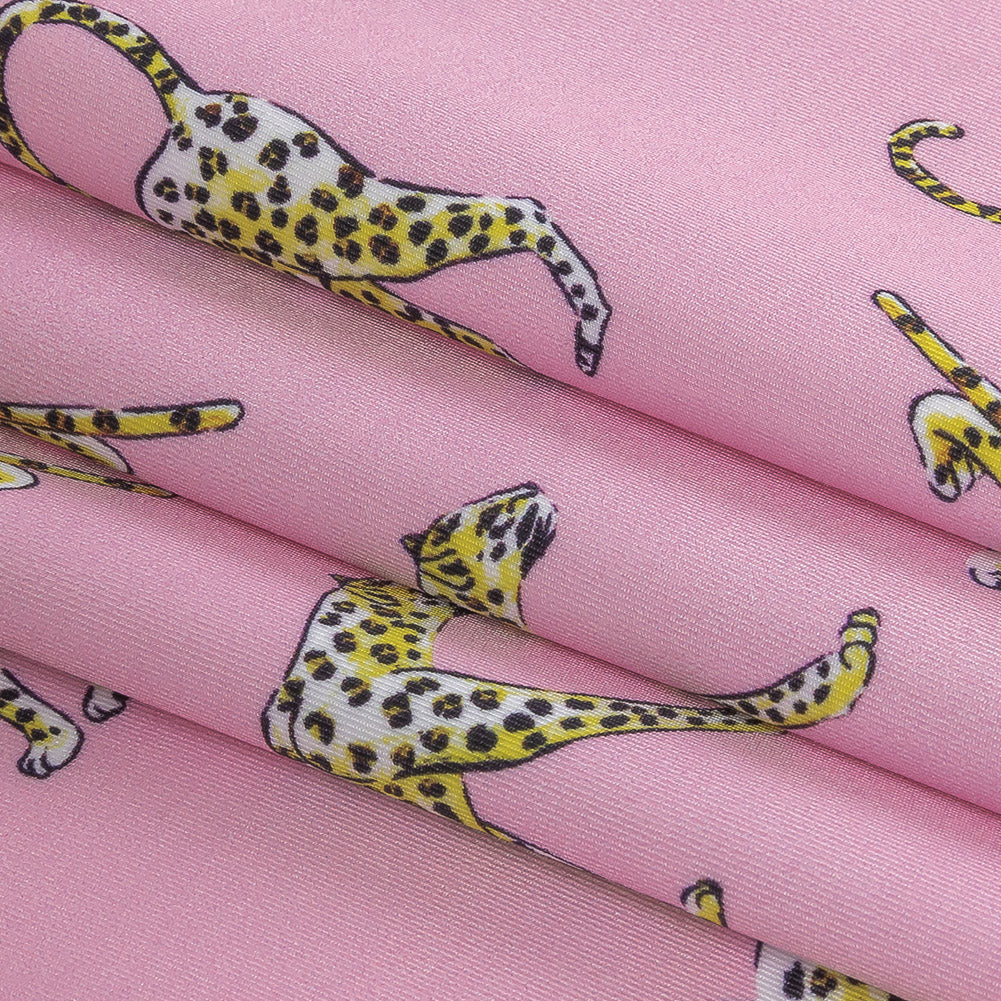 Compression Swimwear Tricot, UV Protective with Aloe Vera Microcapsules - Cradle Pink Cheetahs - Caye Collection Compression Swimwear Tricot, UV Protective with Aloe Vera Microcapsules - Cradle Pink Cheetahs - Caye Collection