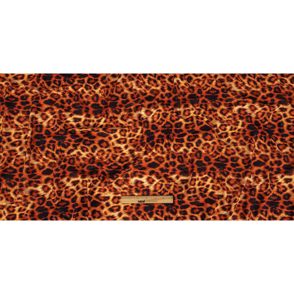 Compression Swimwear Tricot, UV Protective with Aloe Vera Microcapsules - Orange Cheetah Spots - Caye Collection Compression Swimwear Tricot, UV Protective with Aloe Vera Microcapsules - Orange Cheetah Spots - Caye Collection
