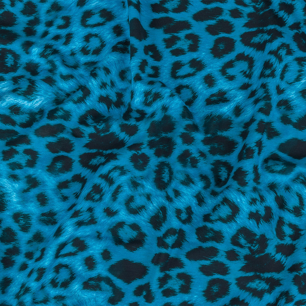 Compression Swimwear Tricot, UV Protective with Aloe Vera Microcapsules - Blue Cheetah Spots - Caye Collection Compression Swimwear Tricot, UV Protective with Aloe Vera Microcapsules - Blue Cheetah Spots - Caye Collection