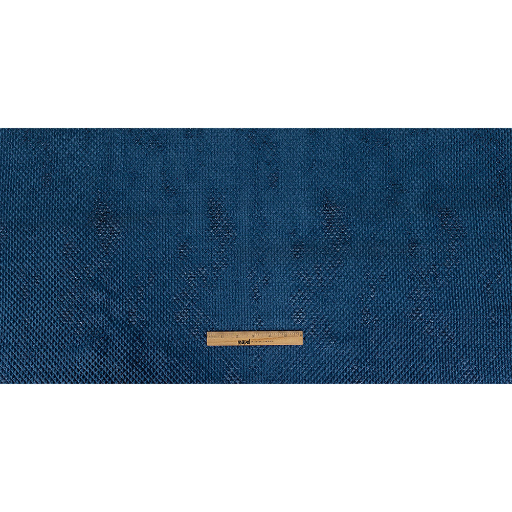 Mood Exclusive Jolene Metallic Navy Tiny Diamonds Quilted Luxury Brocade Full Mood Exclusive Jolene Metallic Navy Tiny Diamonds Quilted Luxury Brocade Full