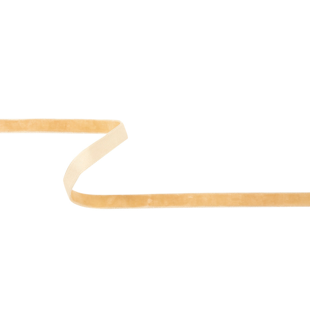 Desert Dust Single Face Velvet Ribbon - 0.375" Desert Dust Single Face Velvet Ribbon - 0.375"