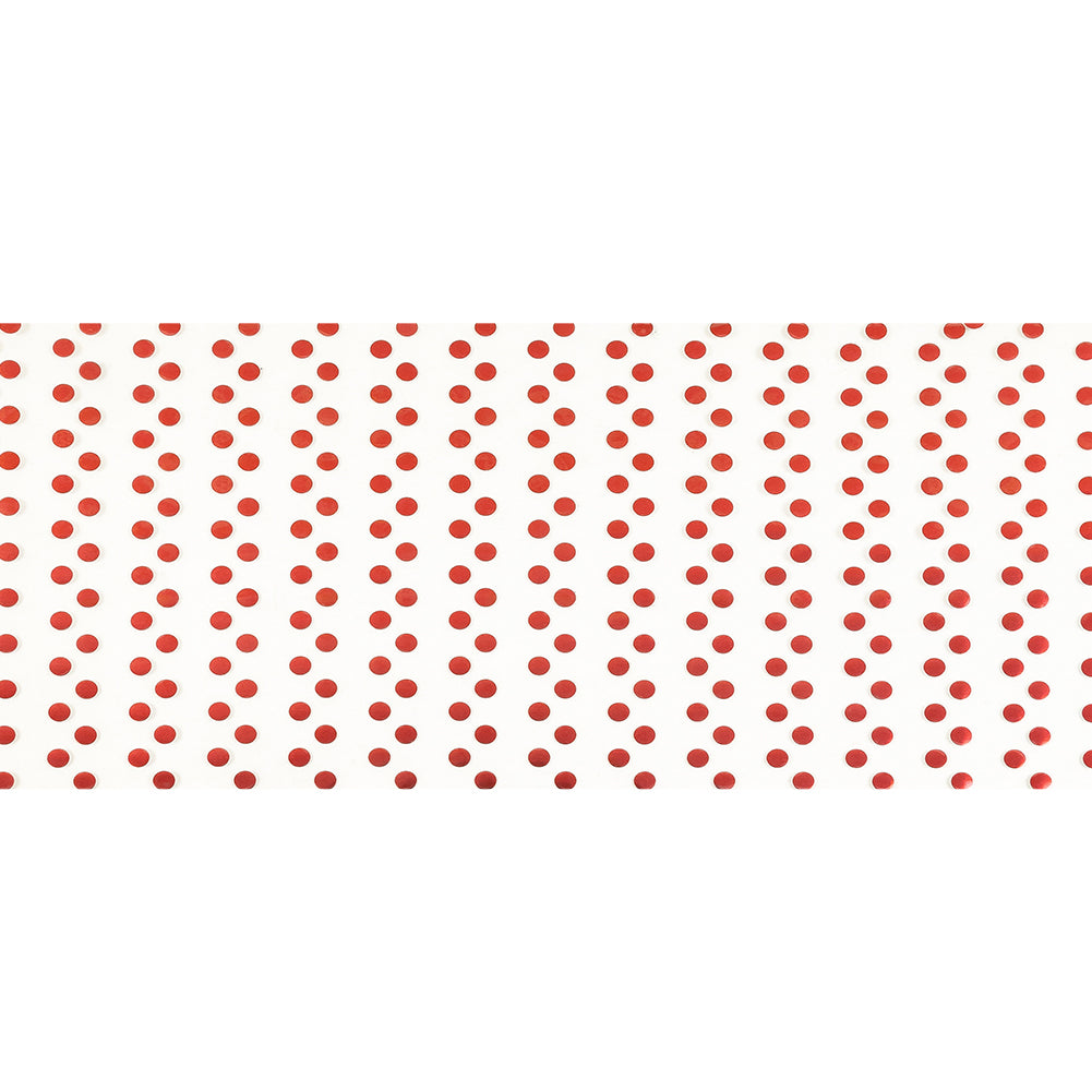 Vintage Red Polka Dot Iron-On Film - 4" Vintage Red Polka Dot Iron-On Film - 4"