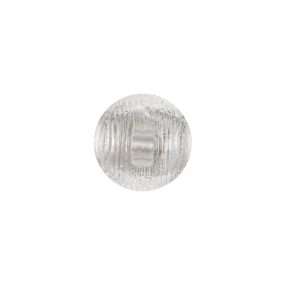 Transparent Striped Dome Shaped Plastic Shank Back Button - 20L/12.5mm Detail Transparent Striped Dome Shaped Plastic Shank Back Button - 20L/12.5mm Detail