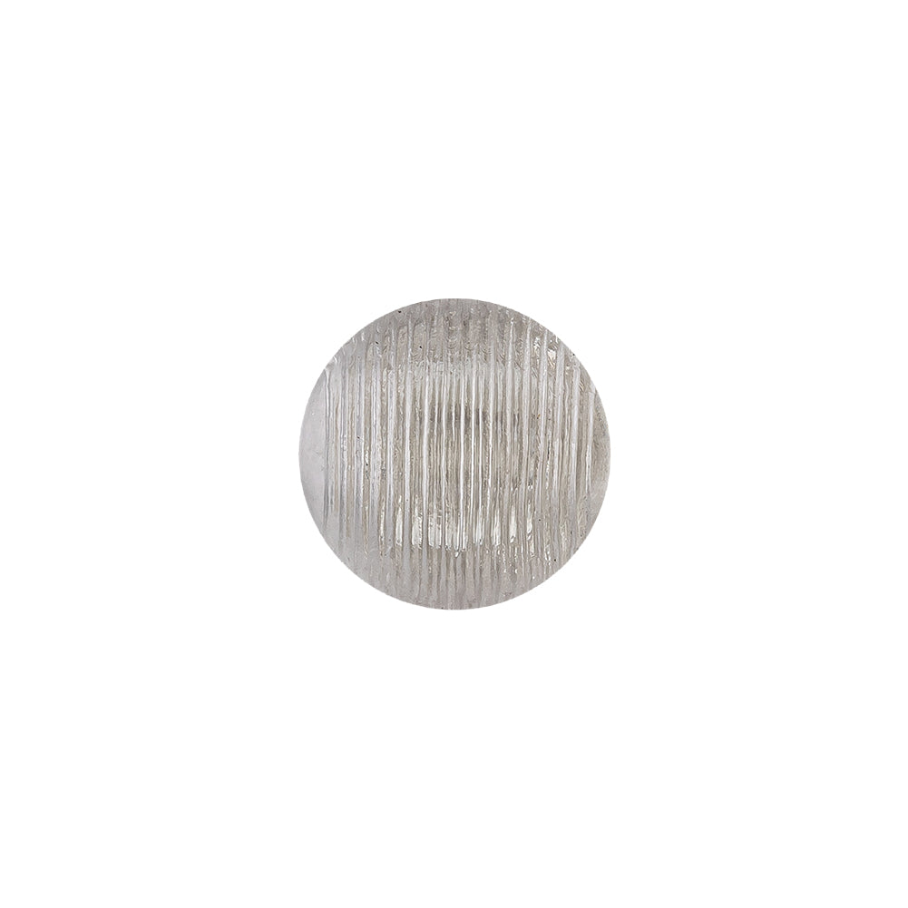 Transparent Striped Dome Shaped Plastic Shank Back Button - 20L/12.5mm Transparent Striped Dome Shaped Plastic Shank Back Button - 20L/12.5mm