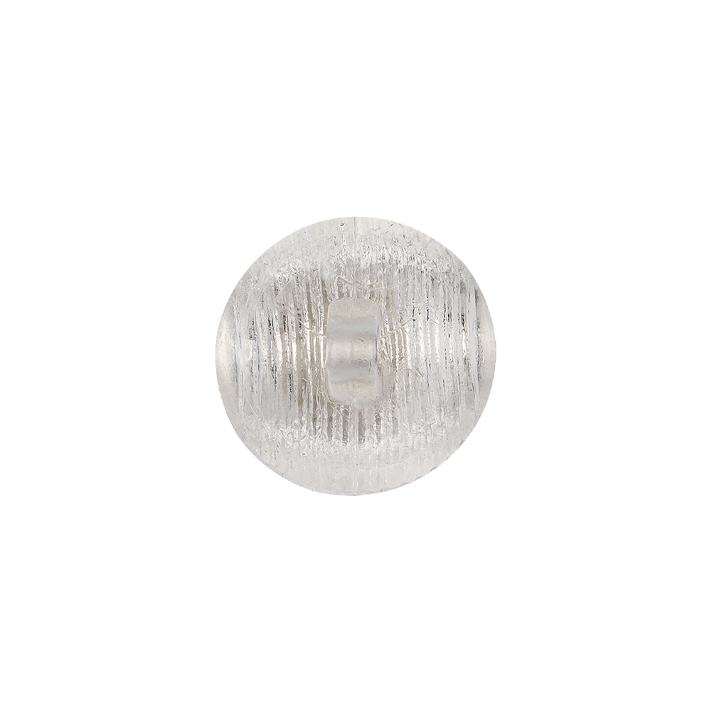 Transparent Striped Dome Shaped Plastic Shank Back Button - 24L/15mm Detail Transparent Striped Dome Shaped Plastic Shank Back Button - 24L/15mm Detail