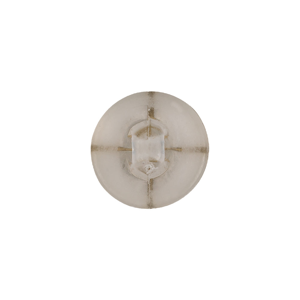 Frosted White and Gold Textured Shank Back Button - 24L/15mm Detail Frosted White and Gold Textured Shank Back Button - 24L/15mm Detail