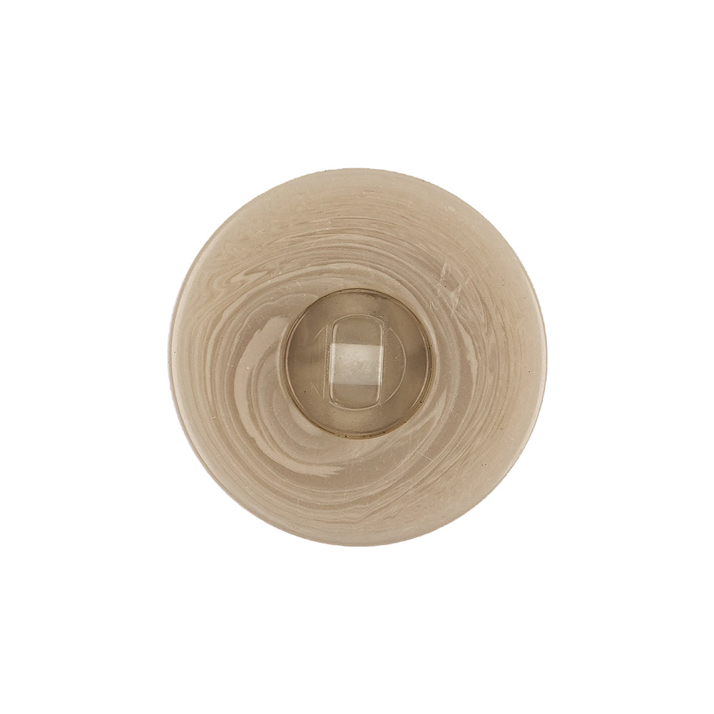 Overcast and Cannoli Cream Swirl Dome Shaped Plastic Shank Back Button - 36L/23mm Detail Overcast and Cannoli Cream Swirl Dome Shaped Plastic Shank Back Button - 36L/23mm Detail
