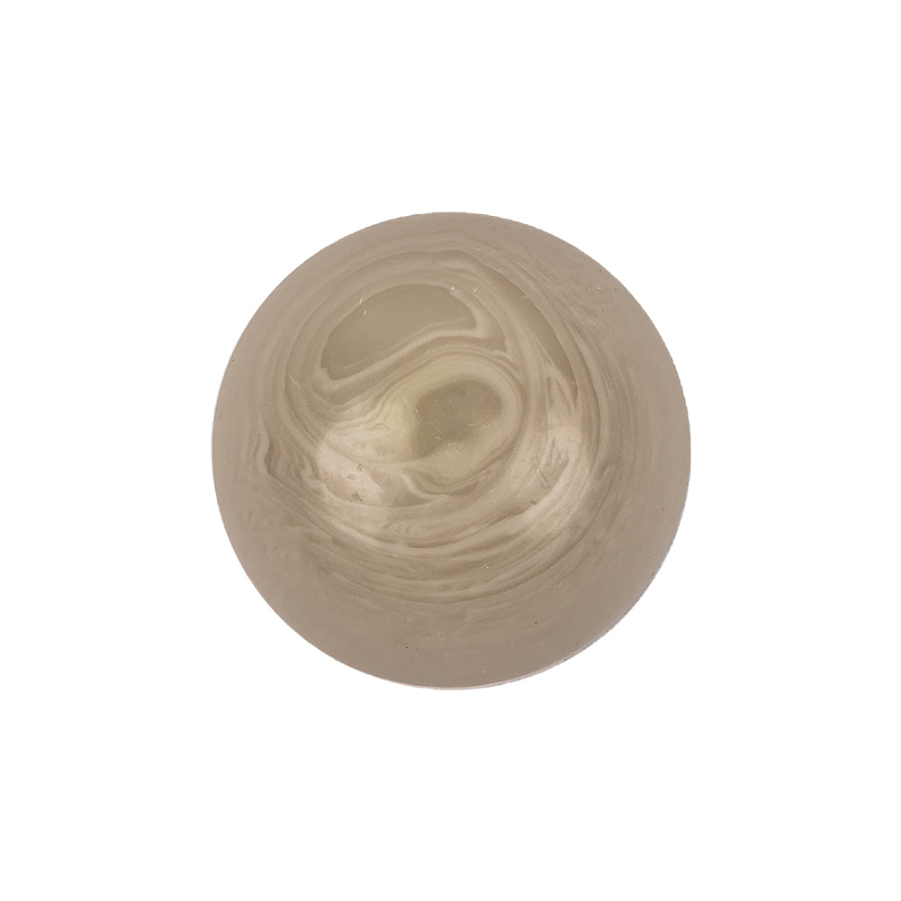 Overcast and Cannoli Cream Swirl Dome Shaped Plastic Shank Back Button - 36L/23mm Overcast and Cannoli Cream Swirl Dome Shaped Plastic Shank Back Button - 36L/23mm