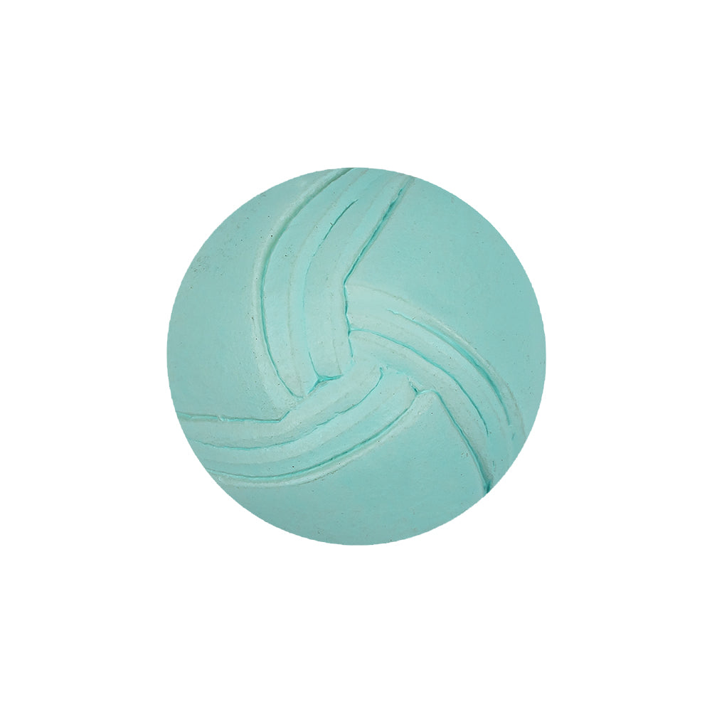 Italian Pale Turquoise Abstract Dome Shaped Shank Back Button - 36L/23mm Italian Pale Turquoise Abstract Dome Shaped Shank Back Button - 36L/23mm