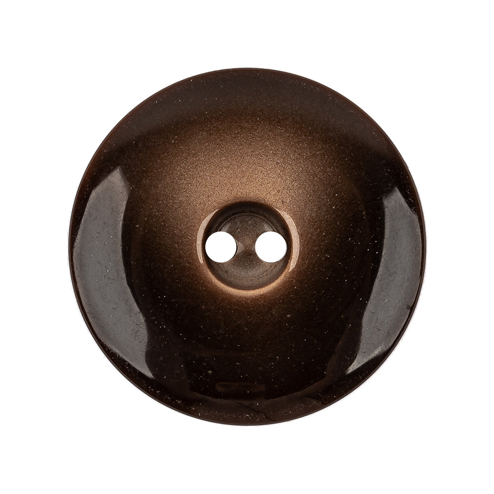 Toffee and Chocolate Ombre Deep Well 2-Hole Plastic Button - 44L/28mm Toffee and Chocolate Ombre Deep Well 2-Hole Plastic Button - 44L/28mm