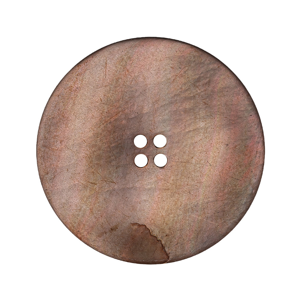 Sunset Vibes Iridescent Narrow Rim 4-Hole Shell Button - 48L/30.5mm Detail Sunset Vibes Iridescent Narrow Rim 4-Hole Shell Button - 48L/30.5mm Detail