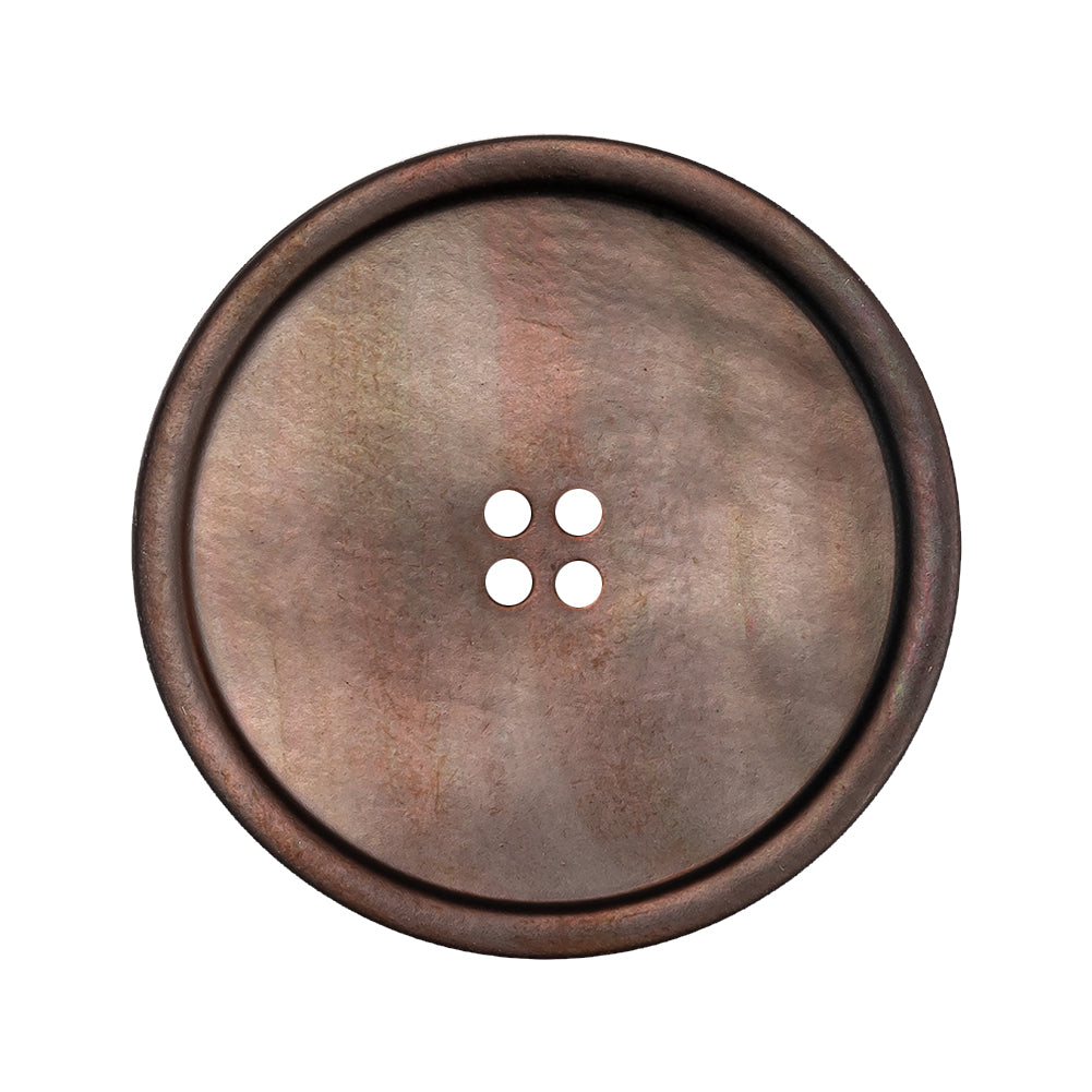 Sunset Vibes Iridescent Narrow Rim 4-Hole Shell Button - 48L/30.5mm Sunset Vibes Iridescent Narrow Rim 4-Hole Shell Button - 48L/30.5mm