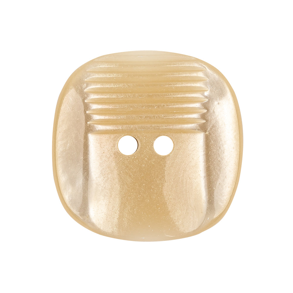 Yoke Iridescent 2-Hole Square Plastic Button - 44L/28mm Yoke Iridescent 2-Hole Square Plastic Button - 44L/28mm