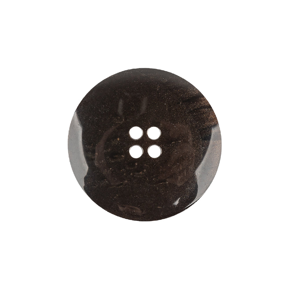 Beige and Brownie Iridescent 4-Hole Plastic Dish Button - 36L/23mm Detail Beige and Brownie Iridescent 4-Hole Plastic Dish Button - 36L/23mm Detail