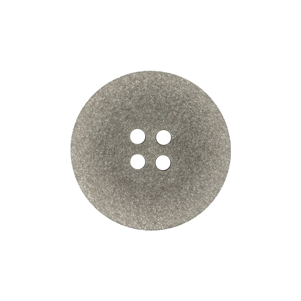 Italian Light Satin Gray Speckled Narrow Rim 4-Hole Button - 35L/22mm Detail Italian Light Satin Gray Speckled Narrow Rim 4-Hole Button - 35L/22mm Detail