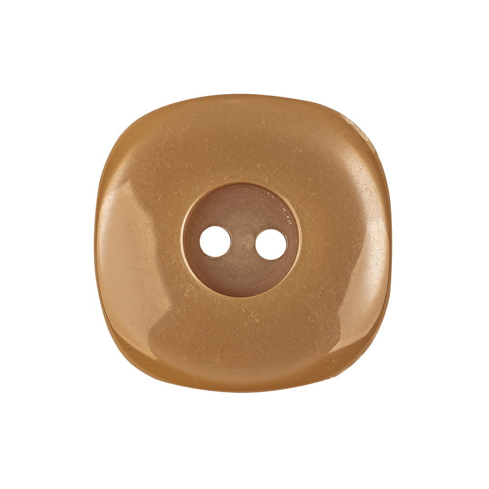 Wheat Iridescent Deepwell 2-Hole Plastic Button - 42L/27mm Wheat Iridescent Deepwell 2-Hole Plastic Button - 42L/27mm
