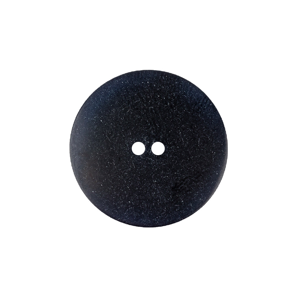 Italian Dark Navy and Blue Beveled Edge 2-Hole Plastic Button - 36L/23mm Detail Italian Dark Navy and Blue Beveled Edge 2-Hole Plastic Button - 36L/23mm Detail