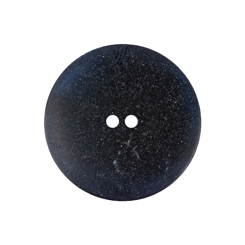 Italian Dark Navy and Blue Beveled Edge 2-Hole Plastic Button - 40L/25.5mm Detail Italian Dark Navy and Blue Beveled Edge 2-Hole Plastic Button - 40L/25.5mm Detail