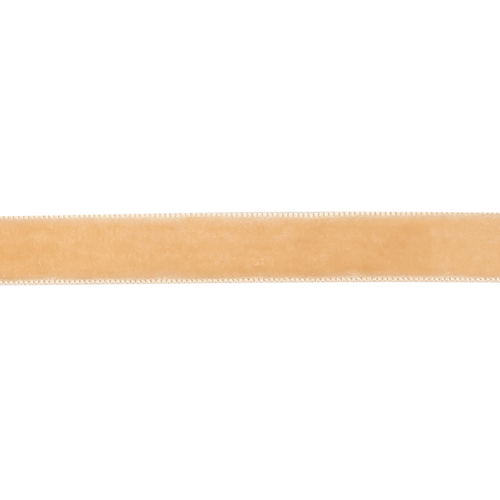 Desert Dust Single Face Velvet Ribbon - 0.5" Detail Desert Dust Single Face Velvet Ribbon - 0.5" Detail