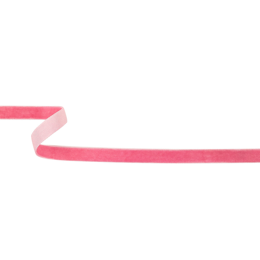 Pretty in Pink Single Face Velvet Ribbon - 0.5" Pretty in Pink Single Face Velvet Ribbon - 0.5"