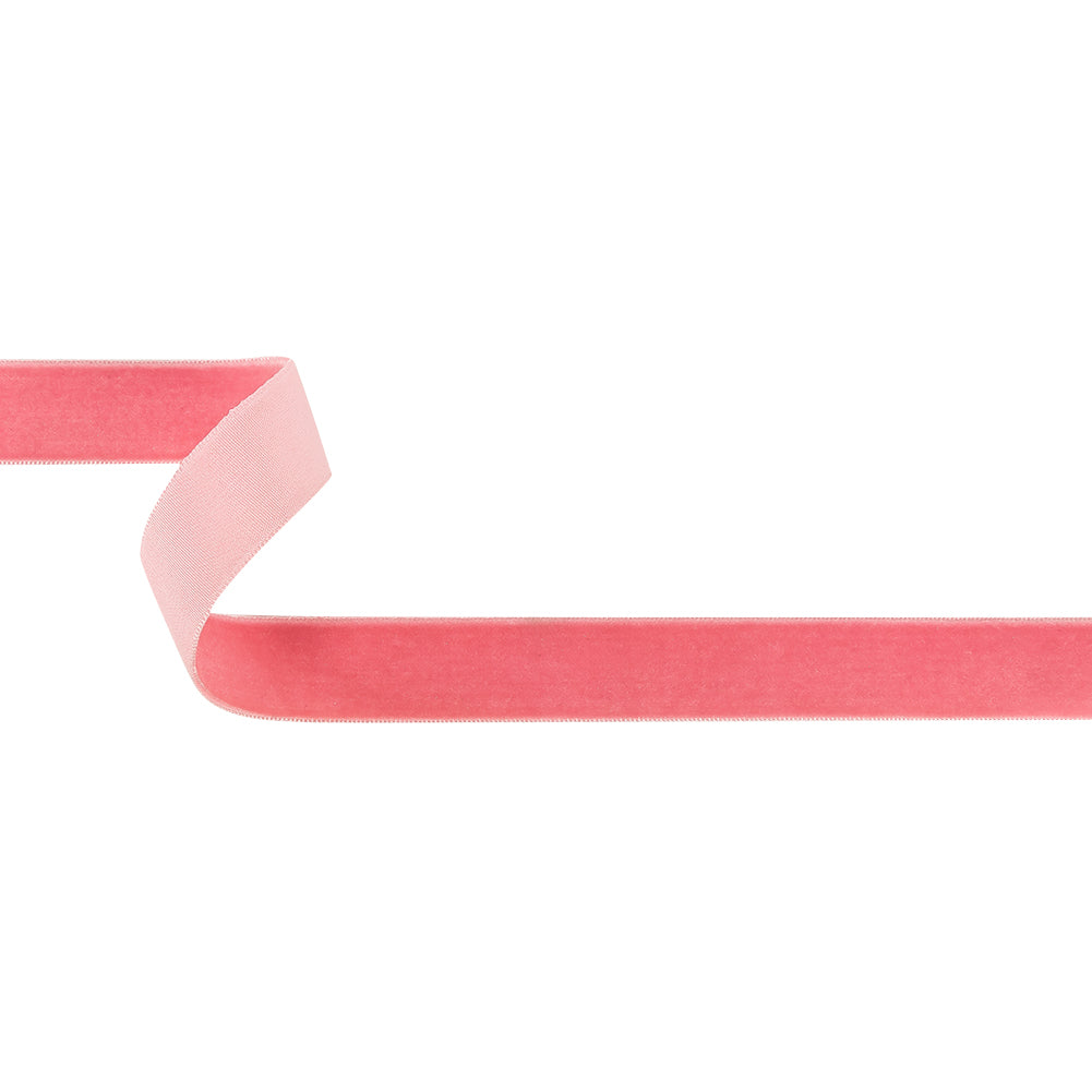 Pretty in Pink Single Face Velvet Ribbon - 0.75" Pretty in Pink Single Face Velvet Ribbon - 0.75"