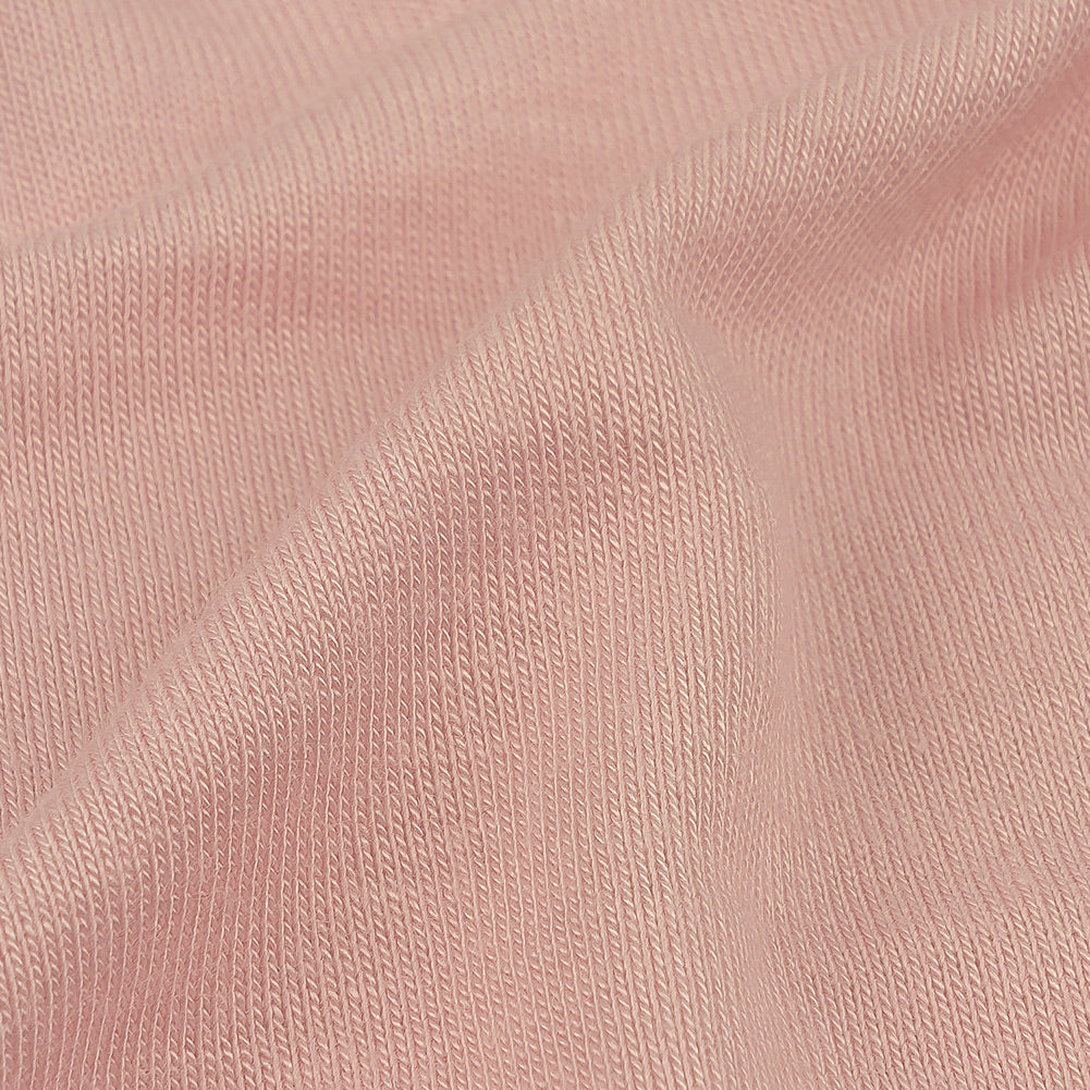 Baby Pink Lightweight Stretch Rayon Jersey Detail Baby Pink Lightweight Stretch Rayon Jersey Detail