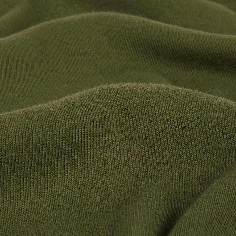 Cotton Tubular 1x1 Rib Knit - Chive Detail