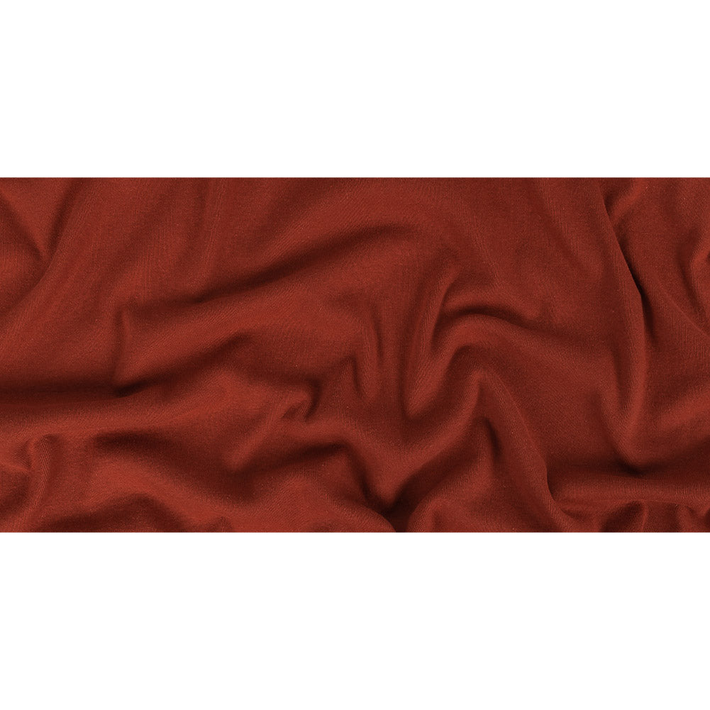 Cotton Tubular 1x1 Rib Knit - Red Ochre Full Cotton Tubular 1x1 Rib Knit - Red Ochre Full
