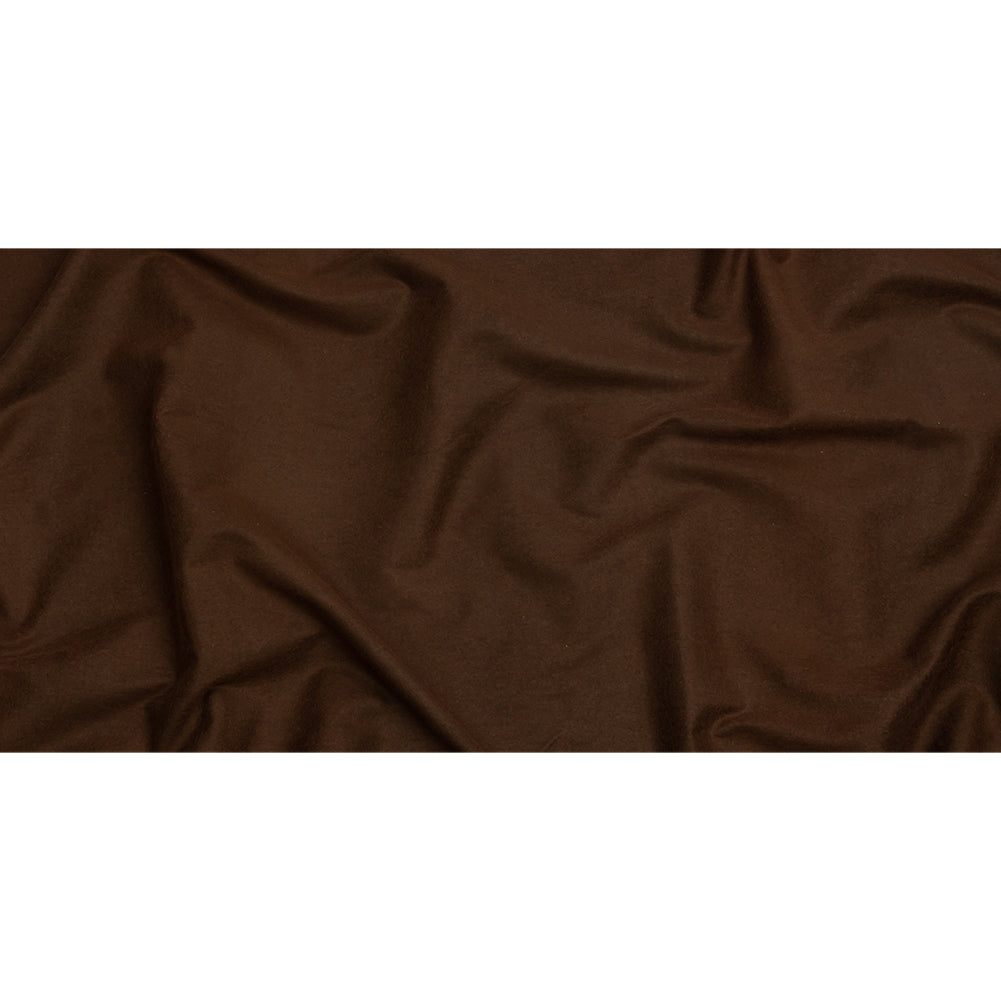 Brown Brushed Cotton Twill Flannel Full Brown Brushed Cotton Twill Flannel Full