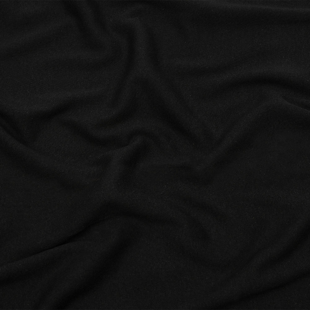 Faded Black Cotton Tubular 1x1 Rib Knit Faded Black Cotton Tubular 1x1 Rib Knit