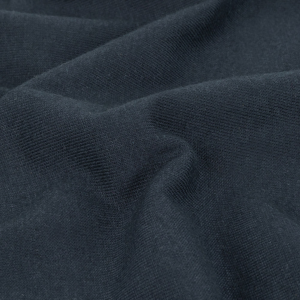 Tubular Cotton Jersey - Navy Detail Tubular Cotton Jersey - Navy Detail