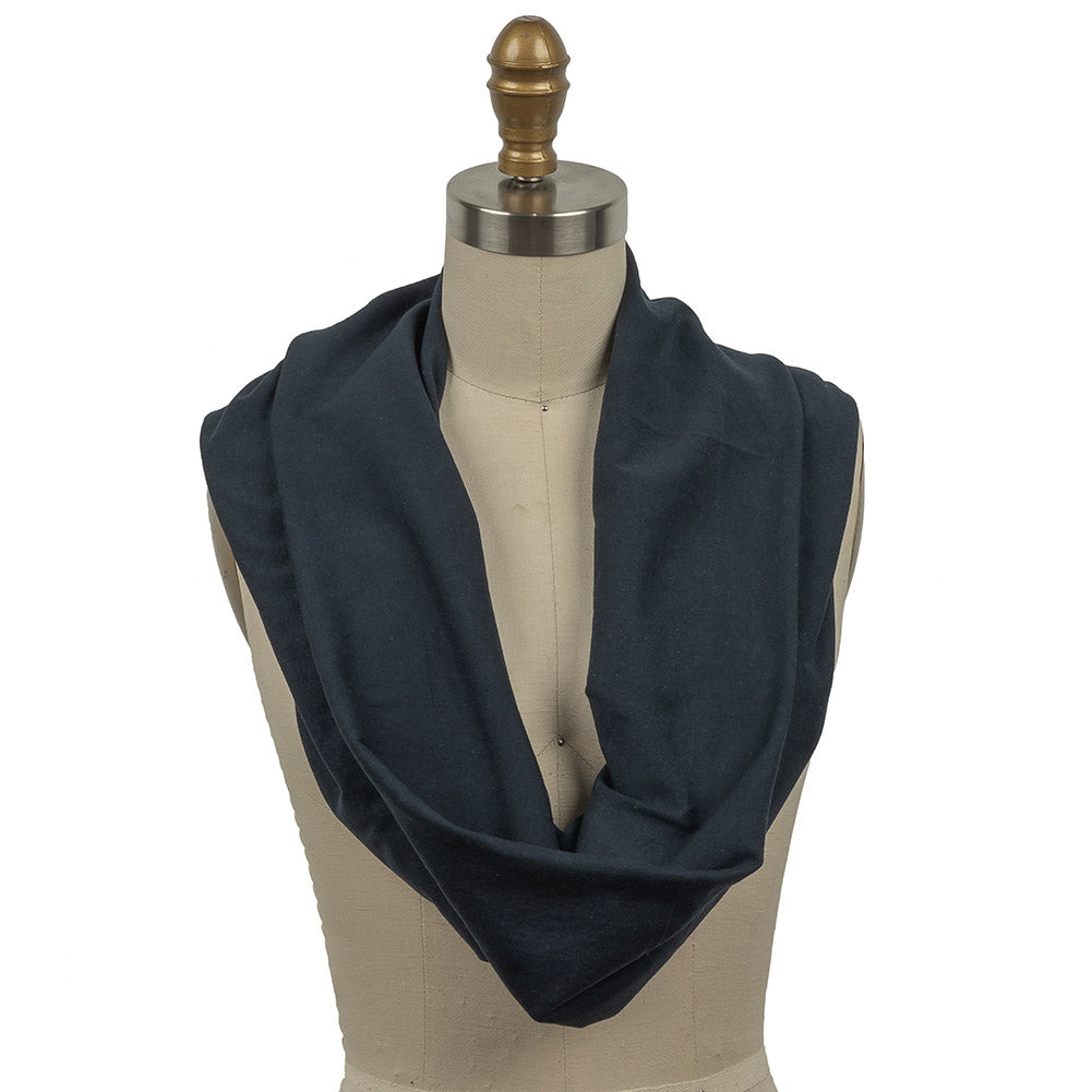 Tubular Cotton Jersey - Navy Tubular Cotton Jersey - Navy